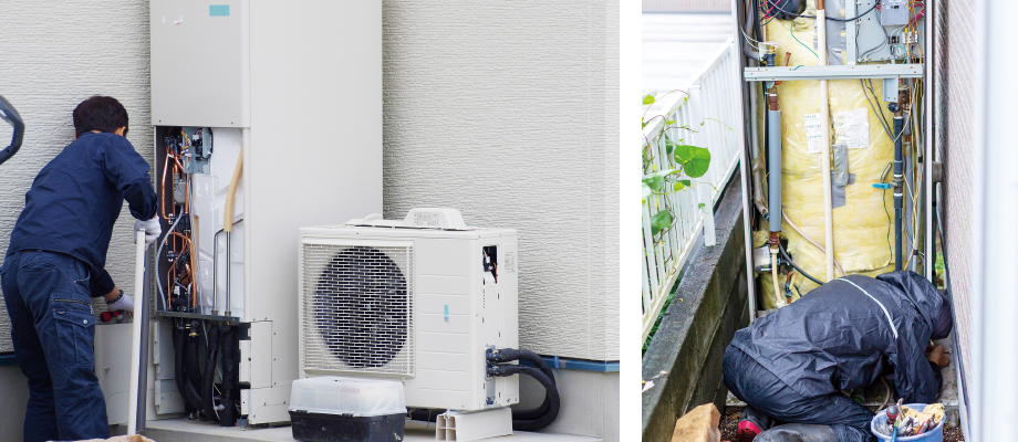 自社施工だから安く提供できる